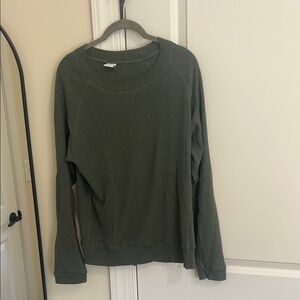 TNA Sage Green Waffle Knit Top